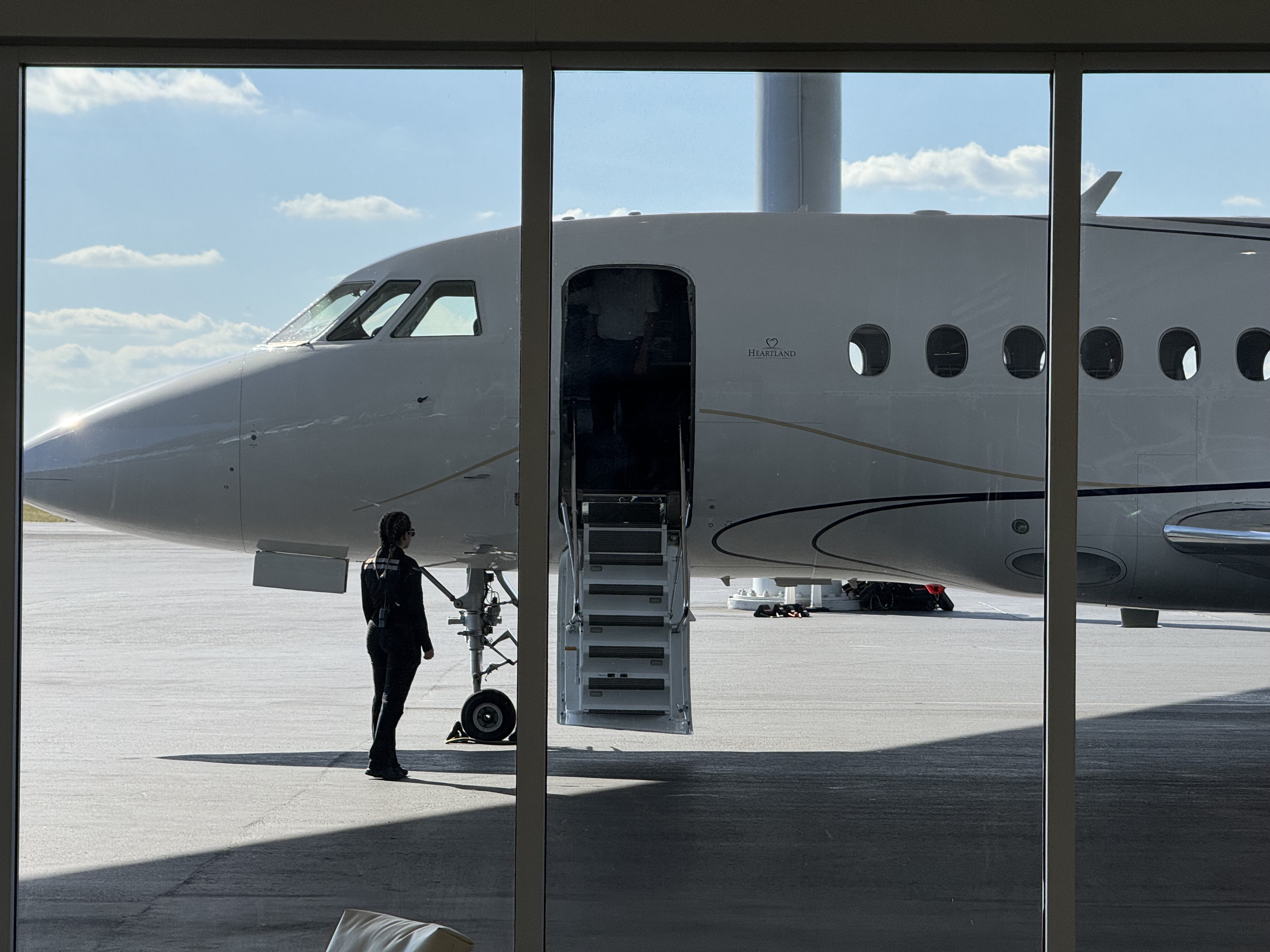 private jet at OPF